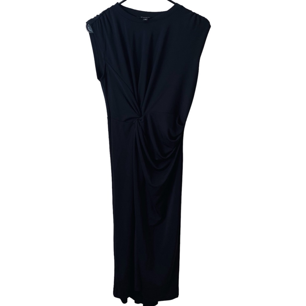 Classic Banana Republic xSmall A-line twist front sleeveless dress